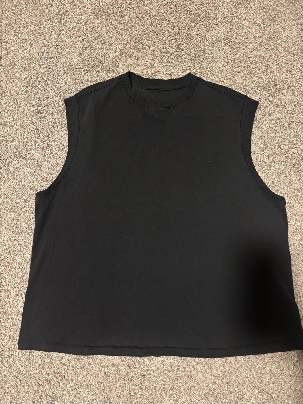 Lululemon Black Sleeveless Crewneck Men's Tank Top